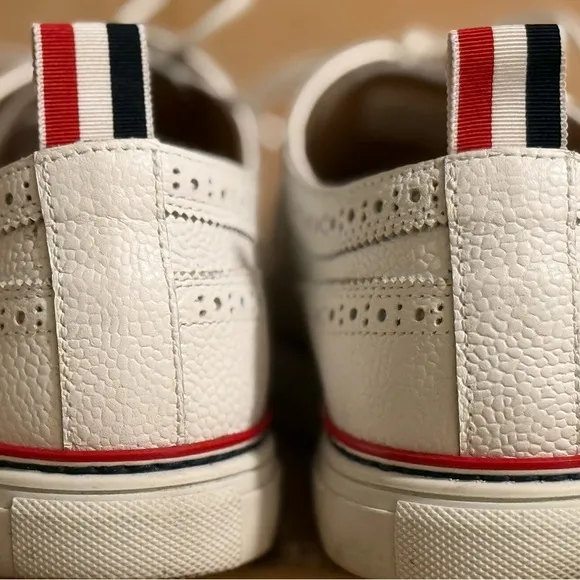 $ ⬇️ 20% Thom Browne Pebble Grain Brogue Longwing Sneaker, M-9.5US, W-11US/41EU