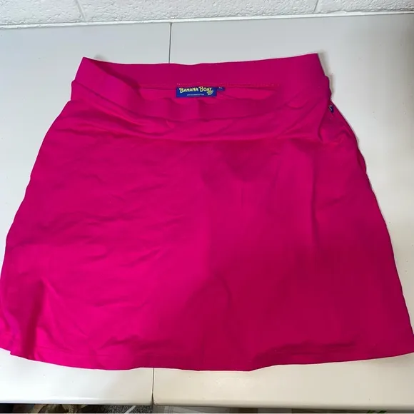 🍌 Banana Boat 😍 UPF 50  Protection Hot Pink Mini Skirt Skort Athletic Shorts