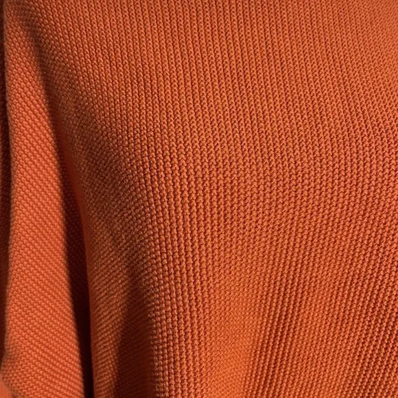 🆕 French Connection Rust Sweater Women’s XS Orange Oversized Knit Cozy Pullover