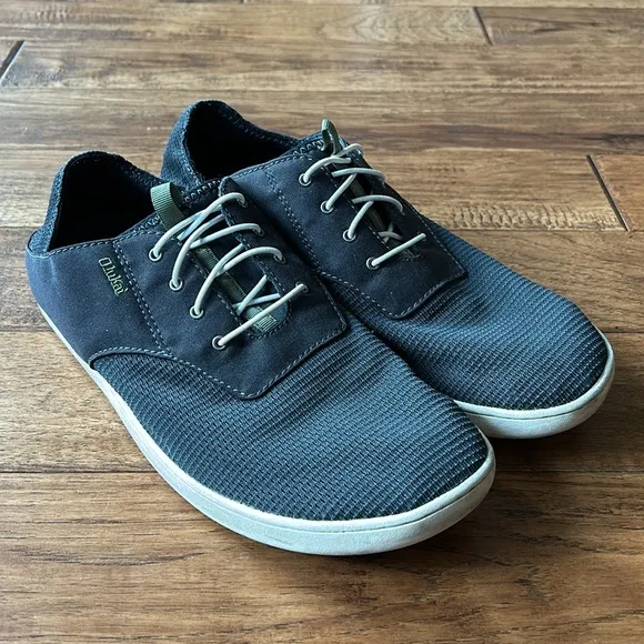 ☀️ OluKai Nohea Moku No Tie Boat Shoes Slip On Convertible Heel Mens Size 11