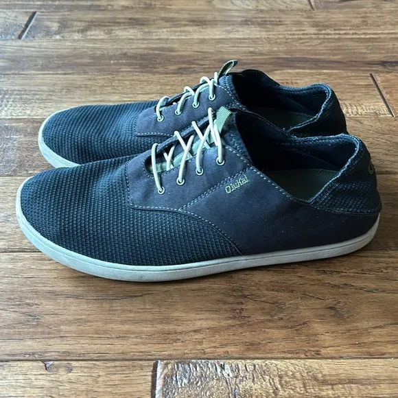 ☀️ OluKai Nohea Moku No Tie Boat Shoes Slip On Convertible Heel Mens Size 11
