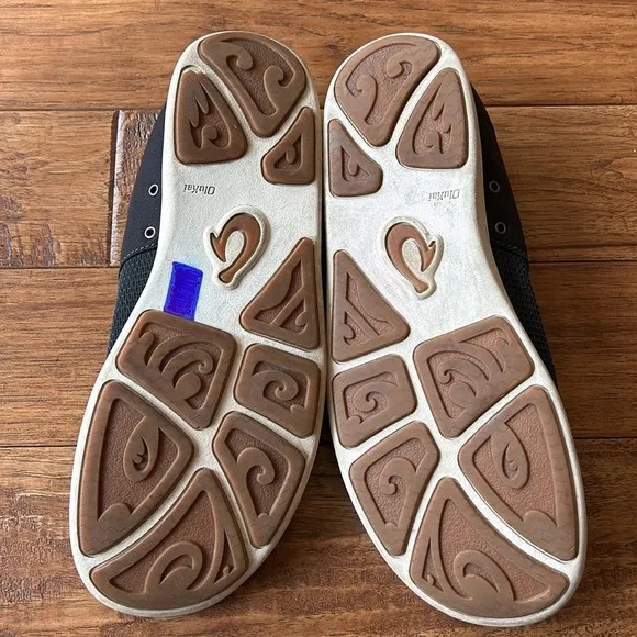 ☀️ OluKai Nohea Moku No Tie Boat Shoes Slip On Convertible Heel Mens Size 11