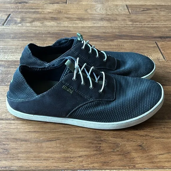 ☀️ OluKai Nohea Moku No Tie Boat Shoes Slip On Convertible Heel Mens Size 11