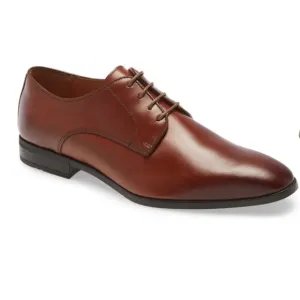 - TED BAKER🔴TAN leather Plain Toe Derby men’s Sz 8.5