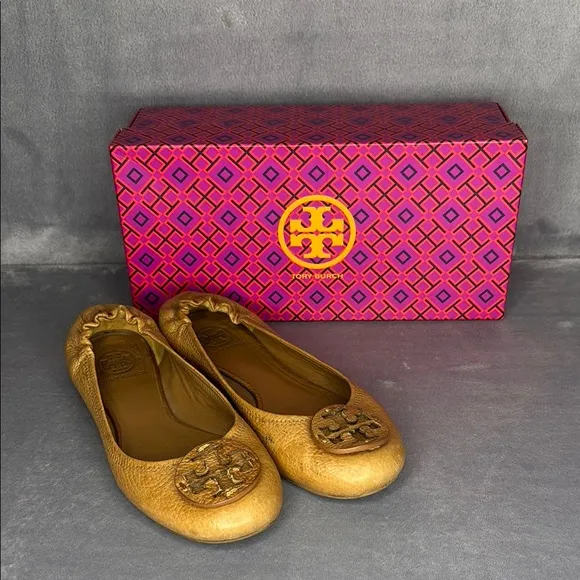 🔥🔥🔥 Tory Burch Reva Ballet Flats Size: 7.5🔥🔥🔥