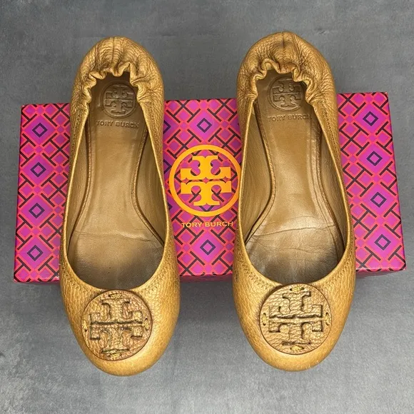 🔥🔥🔥 Tory Burch Reva Ballet Flats Size: 7.5🔥🔥🔥