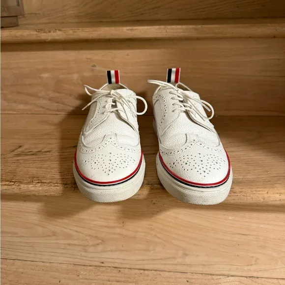 10% $$ ⬇️ Thom Browne Pebble Grain Brogue Longwing Sneaker, M-9.5US, W-11US/41EU