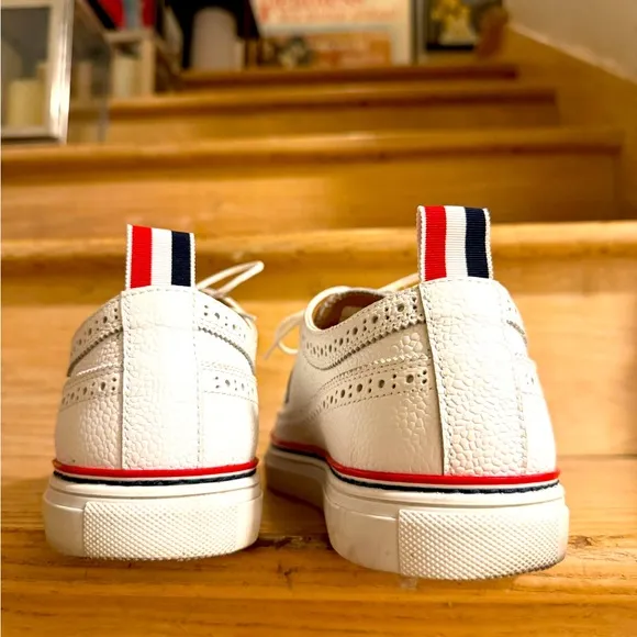 10% $$ ⬇️ Thom Browne Pebble Grain Brogue Longwing Sneaker, M-9.5US, W-11US/41EU