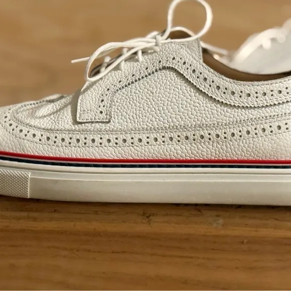 10% $$ ⬇️ Thom Browne Pebble Grain Brogue Longwing Sneaker, M-9.5US, W-11US/41EU