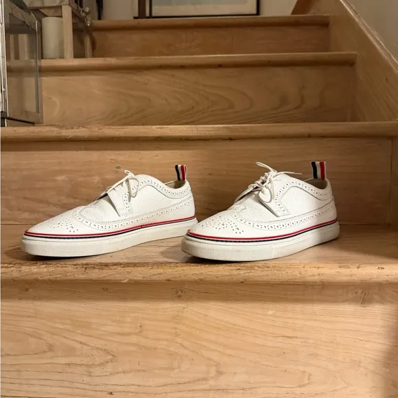 10% $$ ⬇️ Thom Browne Pebble Grain Brogue Longwing Sneaker, M-9.5US, W-11US/41EU