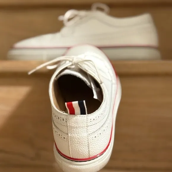 10% $$ ⬇️ Thom Browne Pebble Grain Brogue Longwing Sneaker, M-9.5US, W-11US/41EU