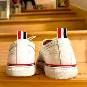 10% $$ ⬇️ Thom Browne Pebble Grain Brogue Longwing Sneaker, M-9.5US, W-11US/41EU