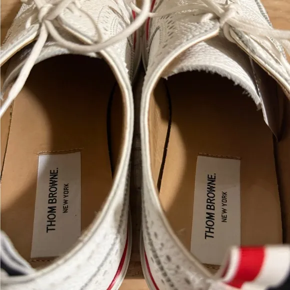 10% $$ ⬇️ Thom Browne Pebble Grain Brogue Longwing Sneaker, M-9.5US, W-11US/41EU