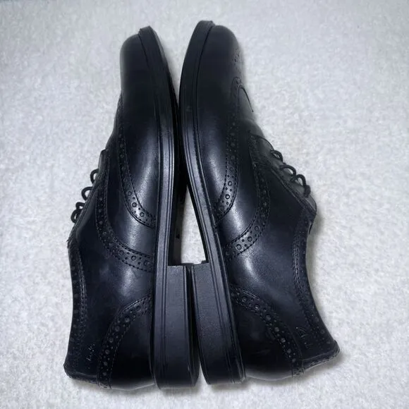 12W GABSON LIMIT MENS CLARKS CLASSIC LACE UP LEATHER BROGUE FORMAL WORK SHOES
