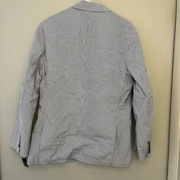 346 Brooks Brothers Seersucker Striped Jacket M Men’s Cotton NWT Preppy Derby