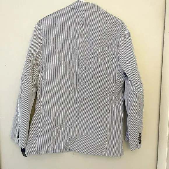 346 Brooks Brothers Seersucker Striped Jacket M Men’s Cotton NWT Preppy Derby