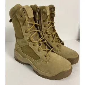 511 Tactical Boots Mens Size 8 ATAC 2.0 8&quot; Side Zip Canvas Shoes‎ Coyote Tan