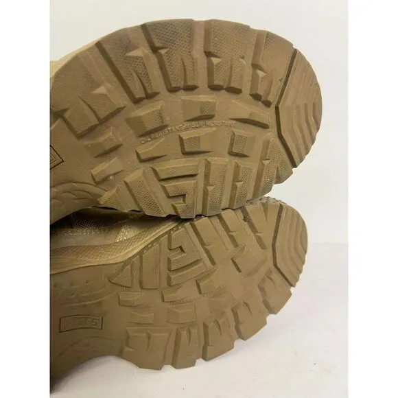 511 Tactical Boots Mens Size 8 ATAC 2.0 8&quot; Side Zip Canvas Shoes‎ Coyote Tan