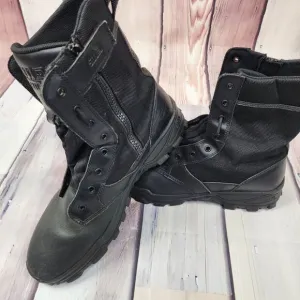 5.11 Tactical Speed 3.0 Mens 14 Black Leather Lace‎ Up Side Zip Urban Boots EUC