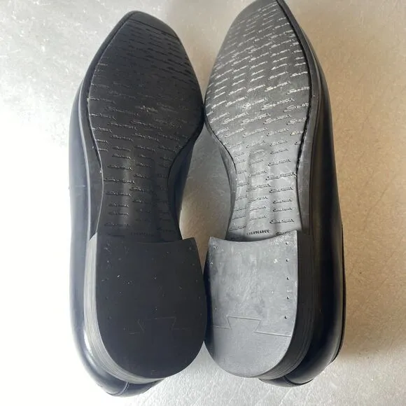 $550 MINT Santoni Ivo Bit Men’s 11.5 D Loafer Black Leather Dress Shoes Italy
