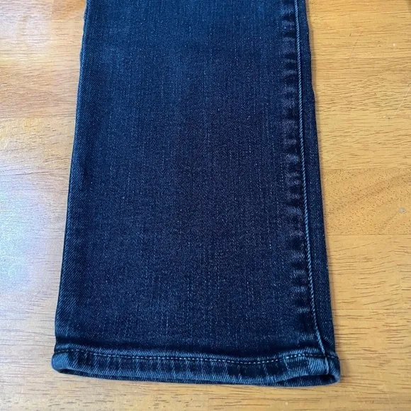 7 For all Mankind Kimmie Straight Leg Jeans Classic Skinny Dark Blue, Size 31