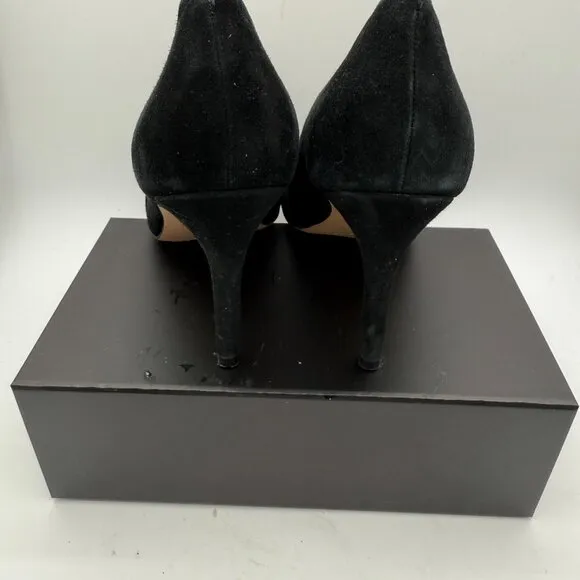 7 Slip On Round Toe Stiletto Heel Shoes