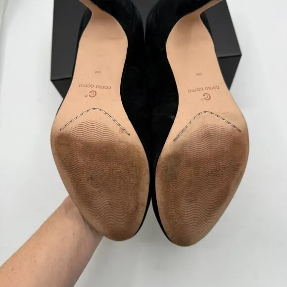 7 Slip On Round Toe Stiletto Heel Shoes