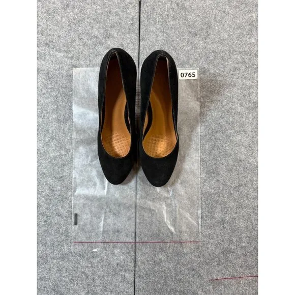 7 Slip On Round Toe Stiletto Heel Shoes