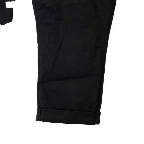 A618014 NYDJ Margot Girlfriend Black P18