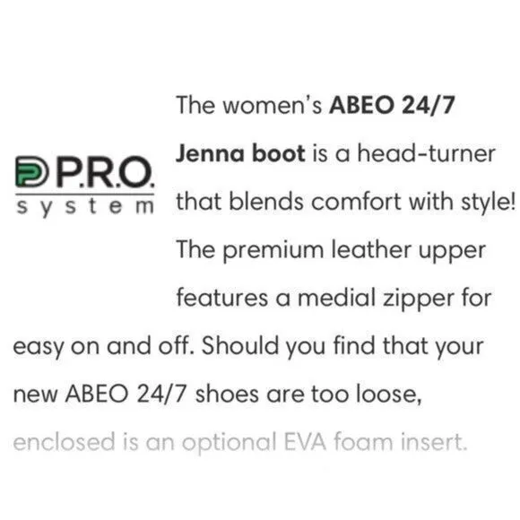 ABEO Pro Black Leather Ankle Boots with Side Zip Ruched Design Comfort Booties 7