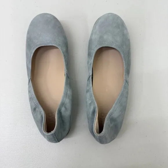 Abeo Tilly Metatarsal Gray Leather Slip On Comfort Flats Shoes Womens size 10