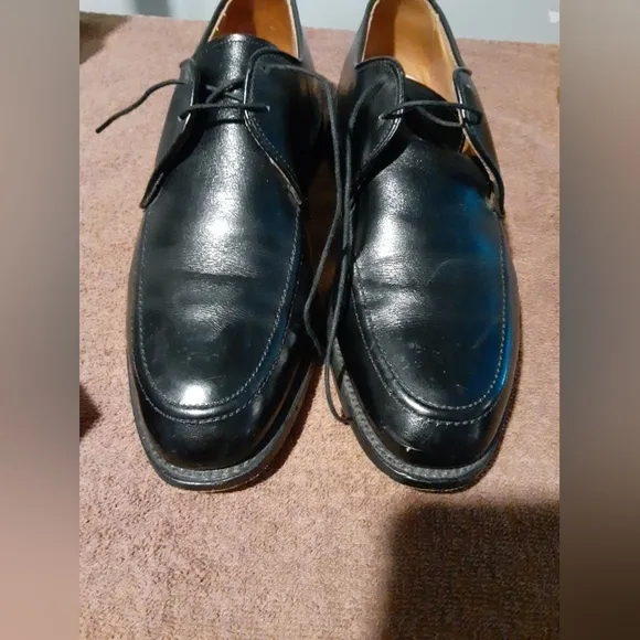 Adam Edmonds Men's Leather Slayton Oxford Shoes Lace Up Black Size 8D Formal