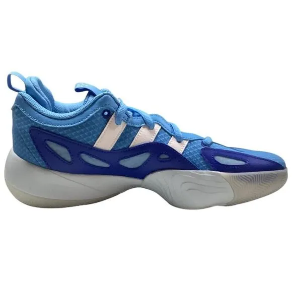 Adidas Basketball Shoes Mens 11 Blue White Trae Unlimited 2 Sneakers Vegan NEW