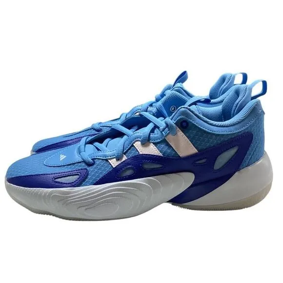 Adidas Basketball Shoes Mens 11 Blue White Trae Unlimited 2 Sneakers Vegan NEW