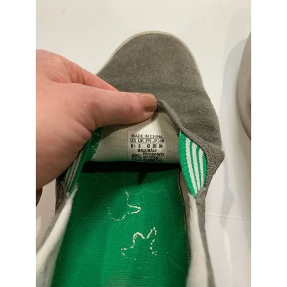 Adidas GONZ Ghost Slip On Casual Sneaker Shoes Streetwear Size 8.5