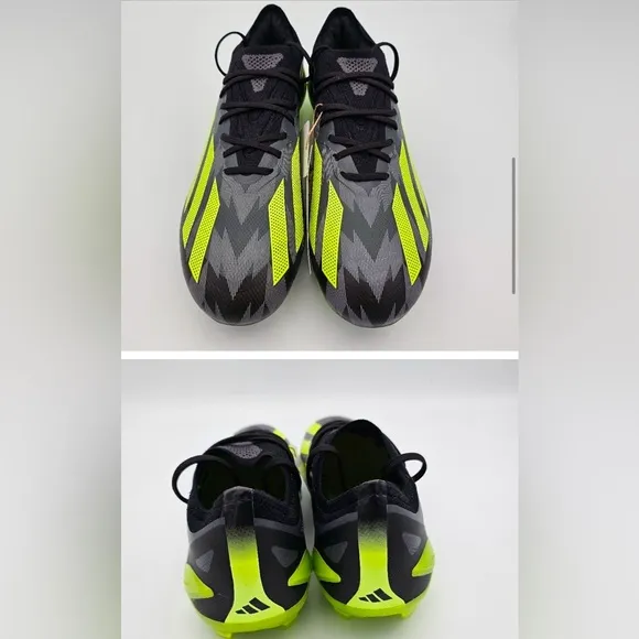 Adidas Kids Shoes - Black and Yellow