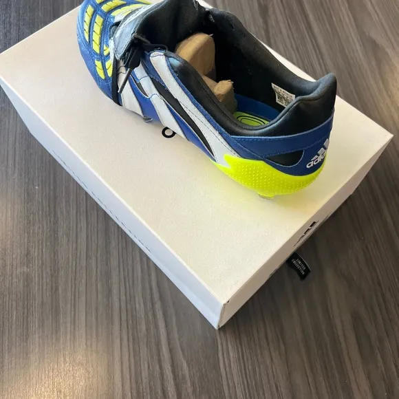 Adidas men’s adult Blue and Yellow Shoes