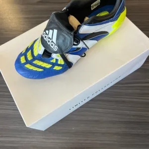 Adidas men’s adult Blue and Yellow Shoes