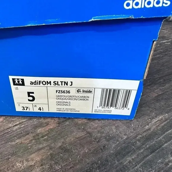 Adidas Men's Gray Carbon adiFOM Sneakers