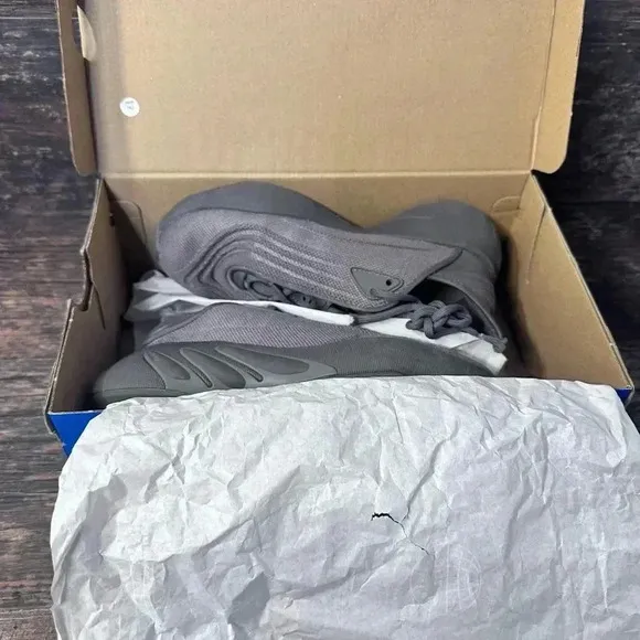 Adidas Men's Gray Carbon adiFOM Sneakers