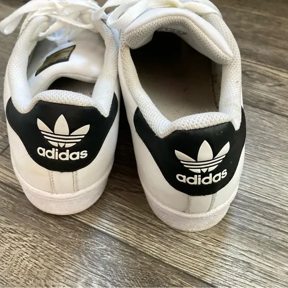 Adidas Men’s Superstar White and Black Shoes
