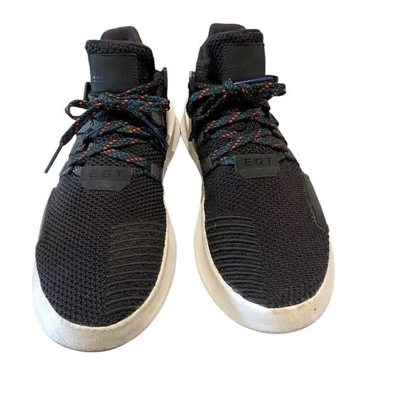 Adidas Originals EQT Men's Basketball ADV Black and Blue Sneakers SZ 11 US 45 EU