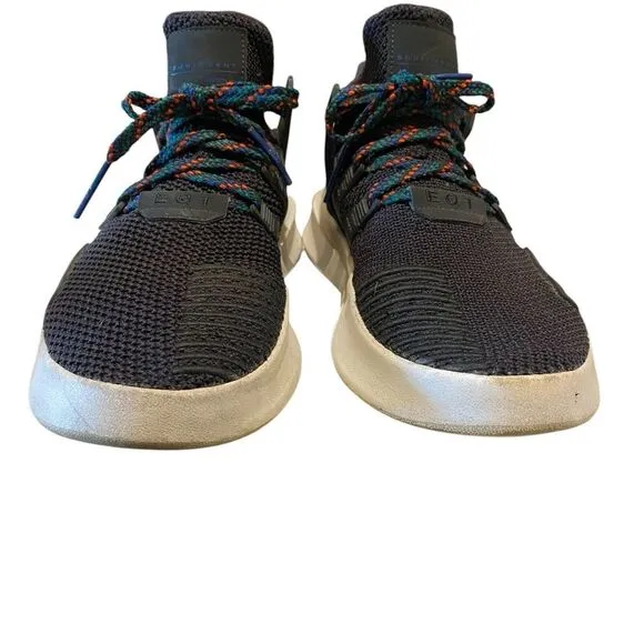Adidas Originals EQT Men's Basketball ADV Black and Blue Sneakers SZ 11 US 45 EU