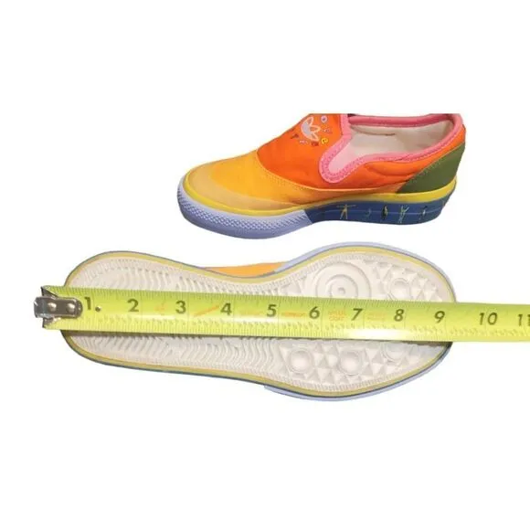 Adidas Originals Nizza Slip-On Pride Rainbow GW2421 Shoes Sneakers Size 4 NO BOX