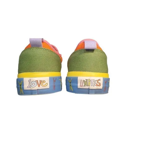 Adidas Originals Nizza Slip-On Pride Rainbow GW2421 Shoes Sneakers Size 4 NO BOX