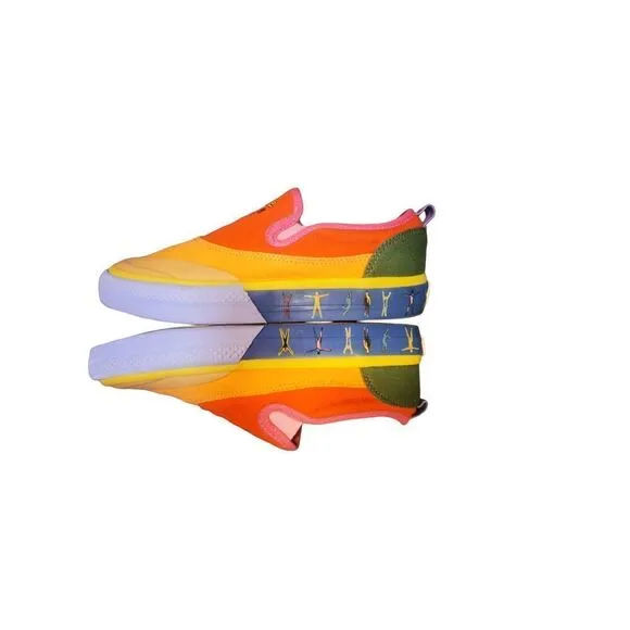 Adidas Originals Nizza Slip-On Pride Rainbow GW2421 Shoes Sneakers Size 4 NO BOX