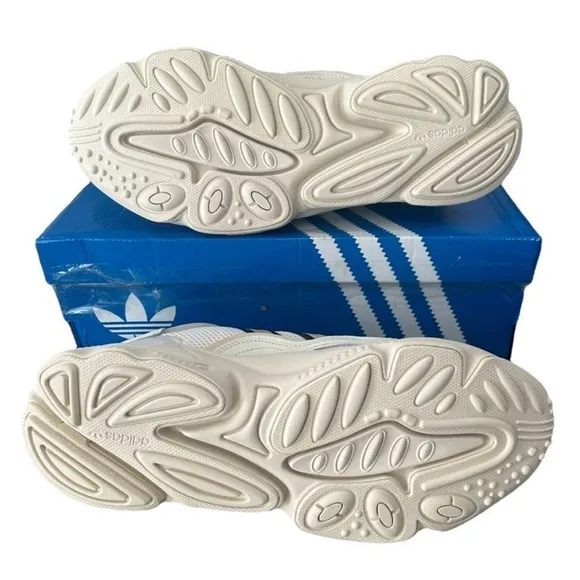 Adidas Originals Ozweego Running Shoes Women’s Size 11 Cream White Gold Black