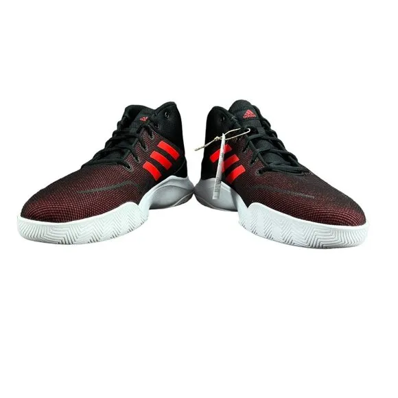 Adidas Own the Game Black Red White Shoes FY6008 Men's Size 13
