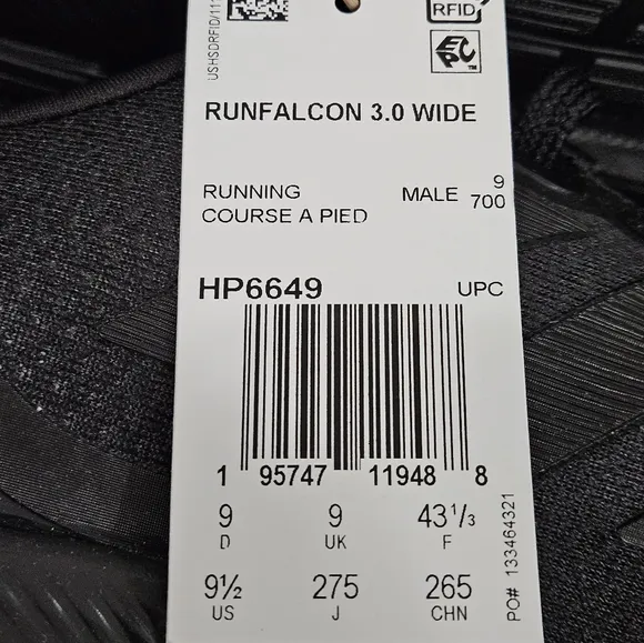 Adidas Runfalcon 3.0 Wide Running Shoes