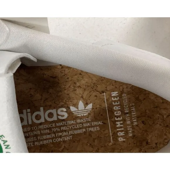 Adidas Superstar NWT White Lace Up Round Toe Sneakers Shoes Size 8 / Women's 9.5